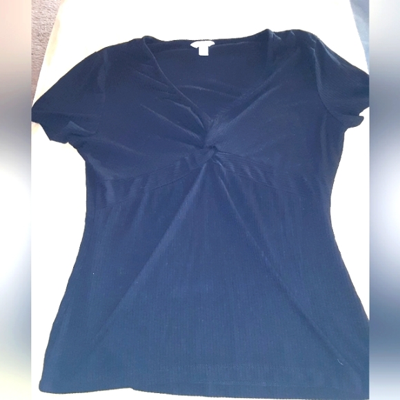 Cabdies Tops - Womens size medium,  Candies black cotton shirt